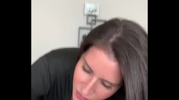 Sexy wife gives blowjob